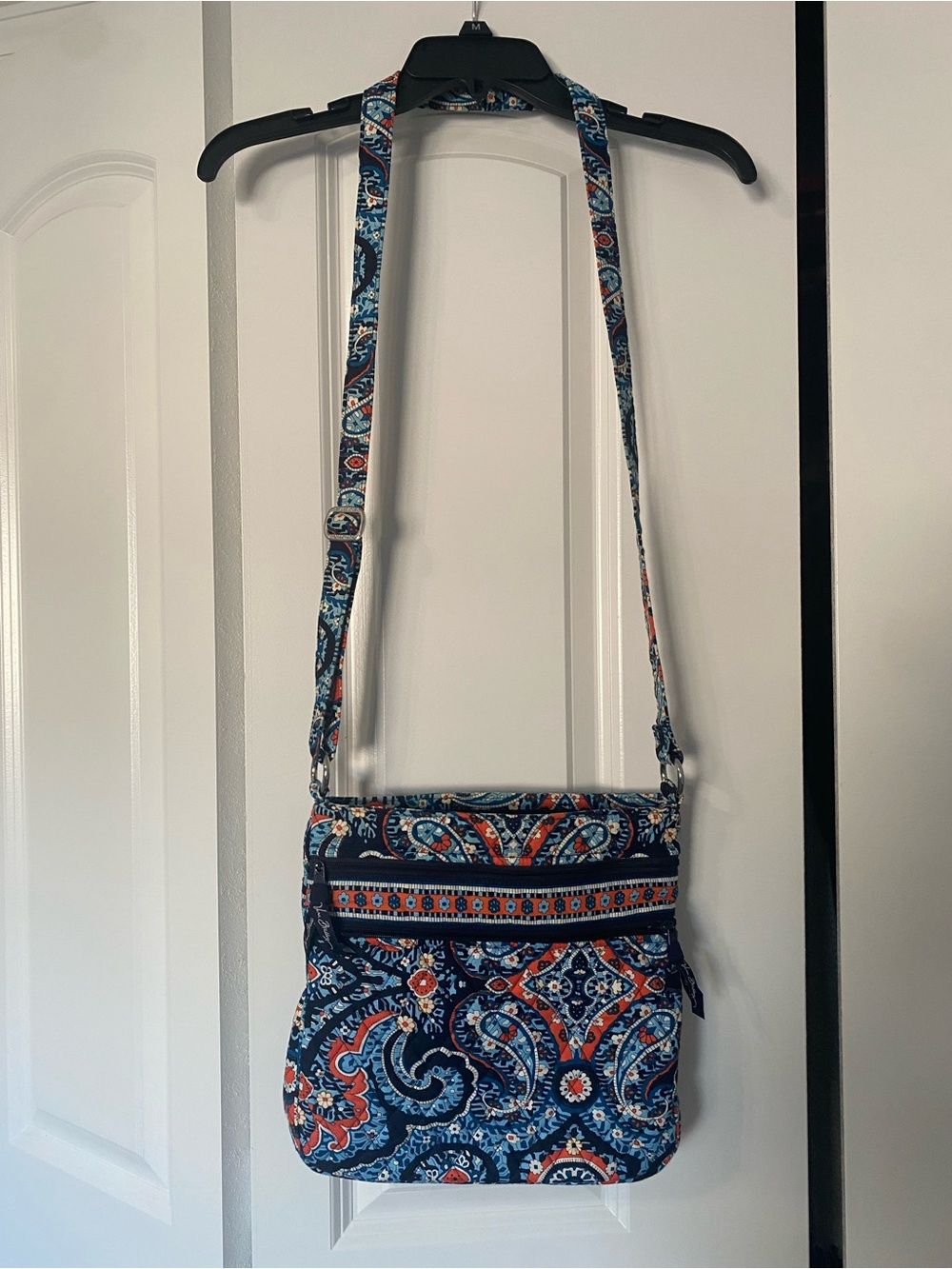 Vera Bradley Crossbody Bag with Adjustable Strap + Matching Wallet